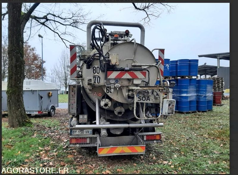 HYDROCUREUR MIXTE DAF BY-150-VN - 2002 - 365 120 KM Vente Export Exclusivement - Vacuümwagen: afbeelding 2 HYDROCUREUR MIXTE DAF BY-150-VN - 2002 - 365 120 KM Vente Export Exclusivement - Vacuümwagen: afbeelding 2