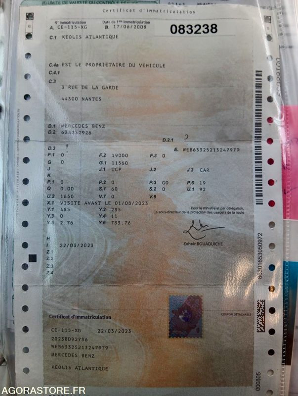 MERCEDES INTOURO N°083238 - Schoolbus: afbeelding 5 MERCEDES INTOURO N°083238 - Schoolbus: afbeelding 5