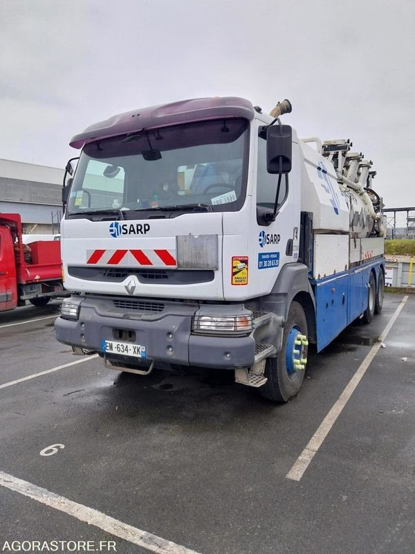 RENAULT KERAX HUWER ADR 2001 515000KM / PB BV EXPORT UNIQUEMENT - Vacuümwagen: afbeelding 1 RENAULT KERAX HUWER ADR 2001 515000KM / PB BV EXPORT UNIQUEMENT - Vacuümwagen: afbeelding 1