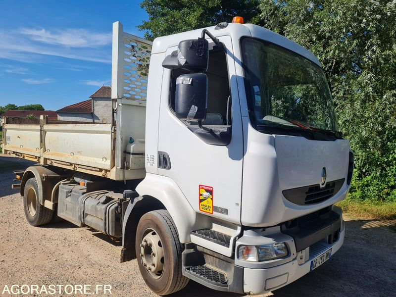 RENAULT Midlum 180 benne 13 T - 2006 - 472000km - Kipper vrachtwagen: afbeelding 1 RENAULT Midlum 180 benne 13 T - 2006 - 472000km - Kipper vrachtwagen: afbeelding 1