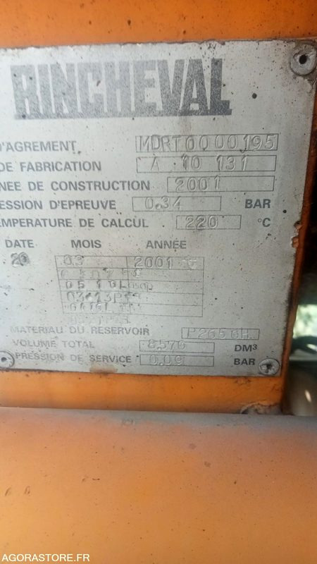 Répandeuse à bitume de 8500 litres (sans le porteur) - Asfaltmachine: afbeelding 5 Répandeuse à bitume de 8500 litres (sans le porteur) - Asfaltmachine: afbeelding 5