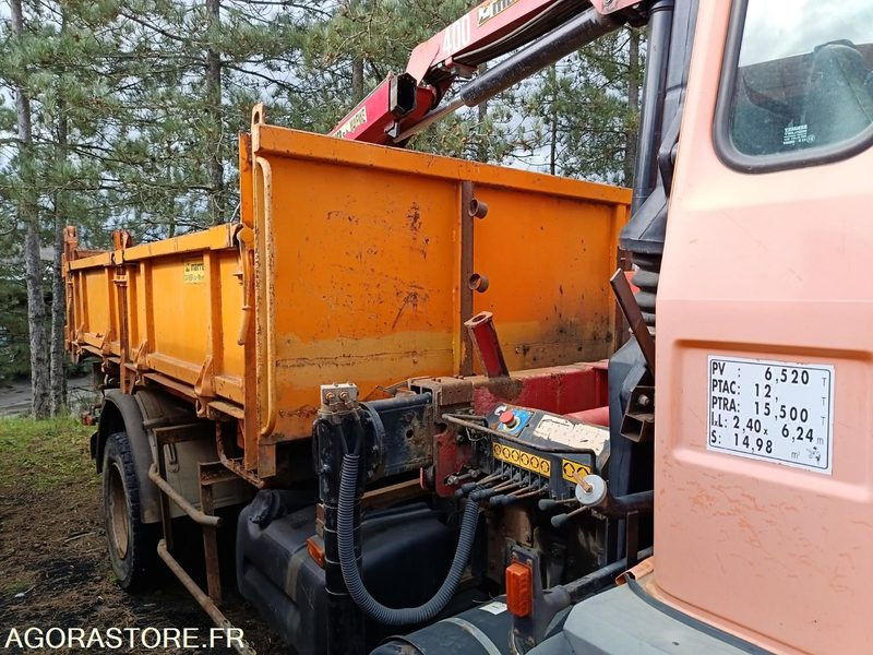 Camion Renault 16T Tribenne Grue M150/12 BC-867-AS - Vrachtwagen: afbeelding 5 Camion Renault 16T Tribenne Grue M150/12 BC-867-AS - Vrachtwagen: afbeelding 5