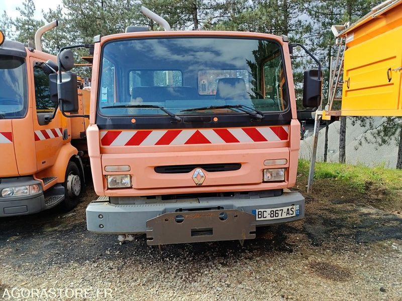 Camion Renault 16T Tribenne Grue M150/12 BC-867-AS - Vrachtwagen: afbeelding 1 Camion Renault 16T Tribenne Grue M150/12 BC-867-AS - Vrachtwagen: afbeelding 1