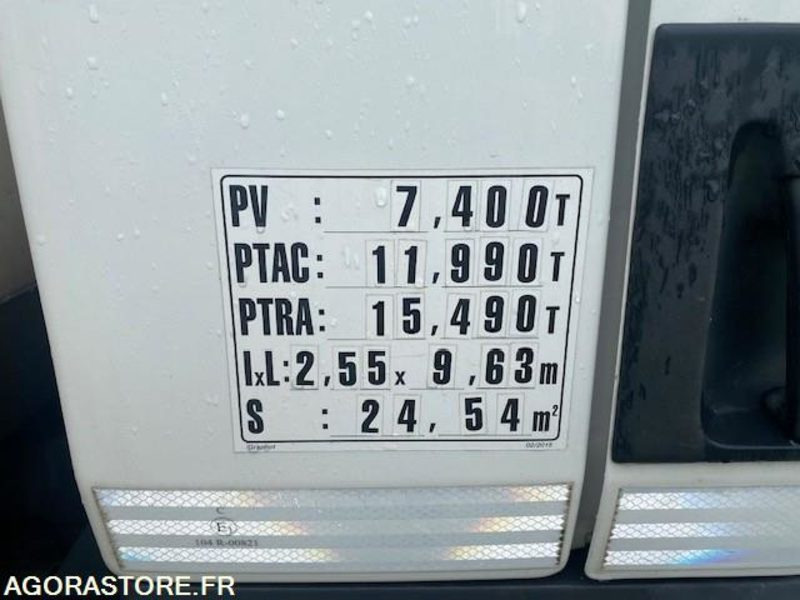 RENAULT FOURGON HAYON D12 - 2017 - 300 000km - Vrachtwagen: afbeelding 3 RENAULT FOURGON HAYON D12 - 2017 - 300 000km - Vrachtwagen: afbeelding 3