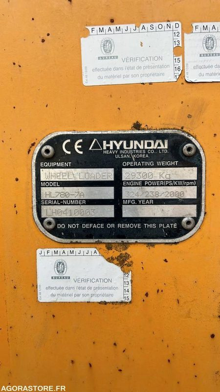 Chargeuse hyundai hl780-7a - Lader: afbeelding 5 Chargeuse hyundai hl780-7a - Lader: afbeelding 5