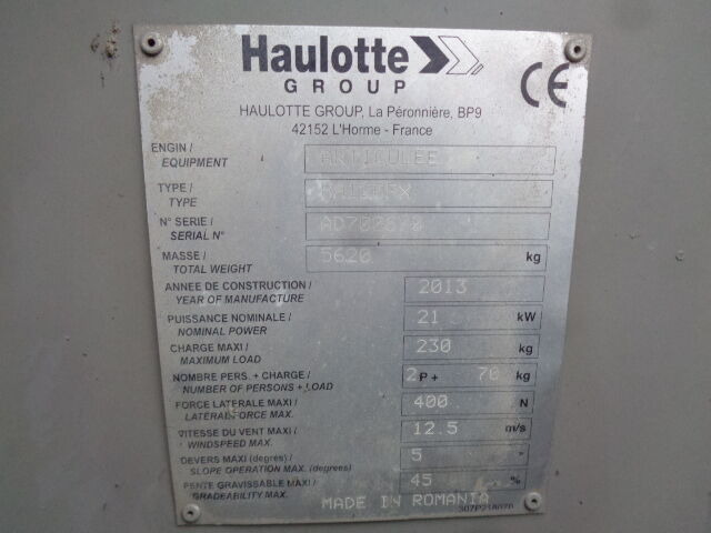 Haulotte HA120 - Knikarmhoogwerker: afbeelding 3 Haulotte HA120 - Knikarmhoogwerker: afbeelding 3