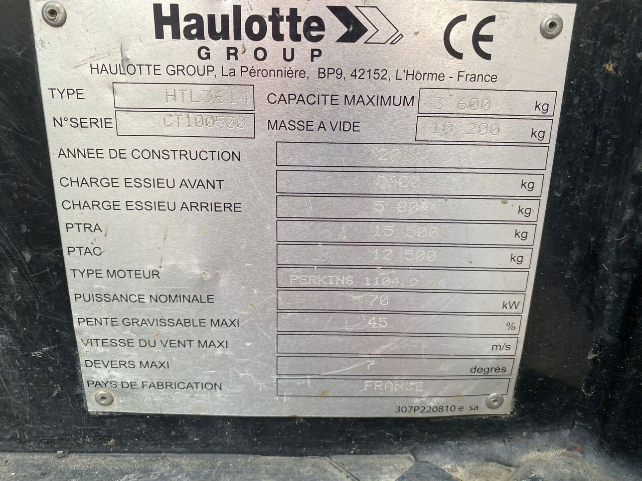 Haulotte HTL 3614 - Verreiker: afbeelding 2 Haulotte HTL 3614 - Verreiker: afbeelding 2