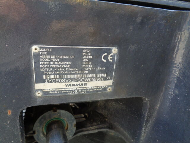 Minigraafmachine Yanmar SV22: afbeelding 6 Minigraafmachine Yanmar SV22: afbeelding 6