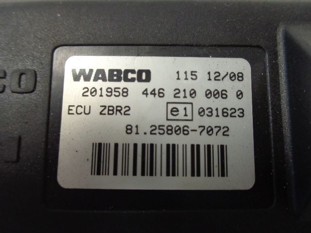 MAN ECU ZBR2 81258067072 WABCO - ECU voor Vrachtwagen: afbeelding 3 MAN ECU ZBR2 81258067072 WABCO - ECU voor Vrachtwagen: afbeelding 3