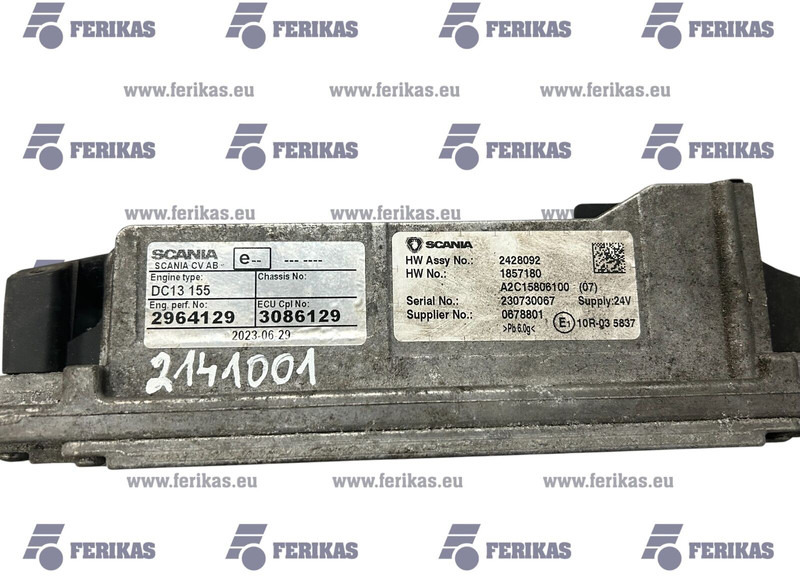 Scania ignition set DC13 155 - ECU voor Vrachtwagen: afbeelding 4 Scania ignition set DC13 155 - ECU voor Vrachtwagen: afbeelding 4