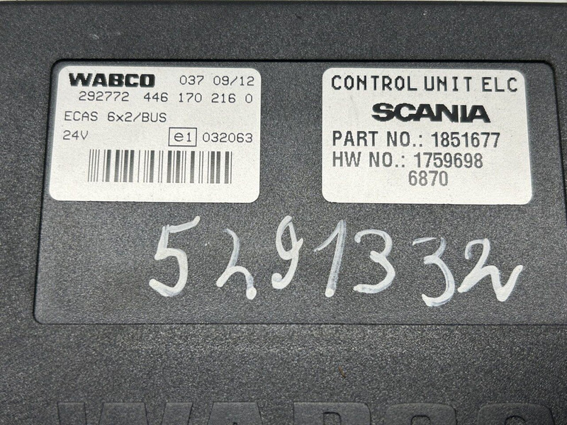 Wabco ECAS control unit - ECU voor Vrachtwagen: afbeelding 3 Wabco ECAS control unit - ECU voor Vrachtwagen: afbeelding 3