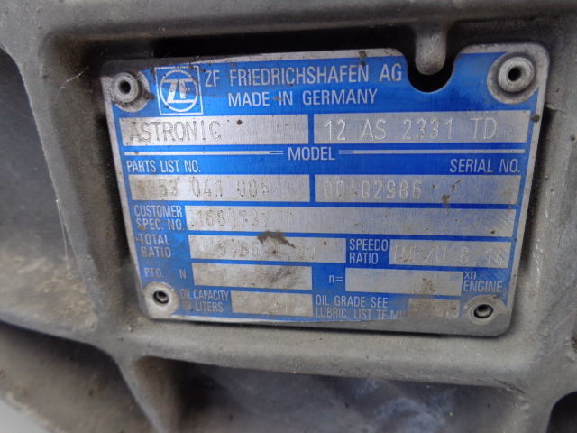 ZF gearbox 12AS2331TD 12AS2331 TD - Versnellingsbak voor Vrachtwagen: afbeelding 5 ZF gearbox 12AS2331TD 12AS2331 TD - Versnellingsbak voor Vrachtwagen: afbeelding 5
