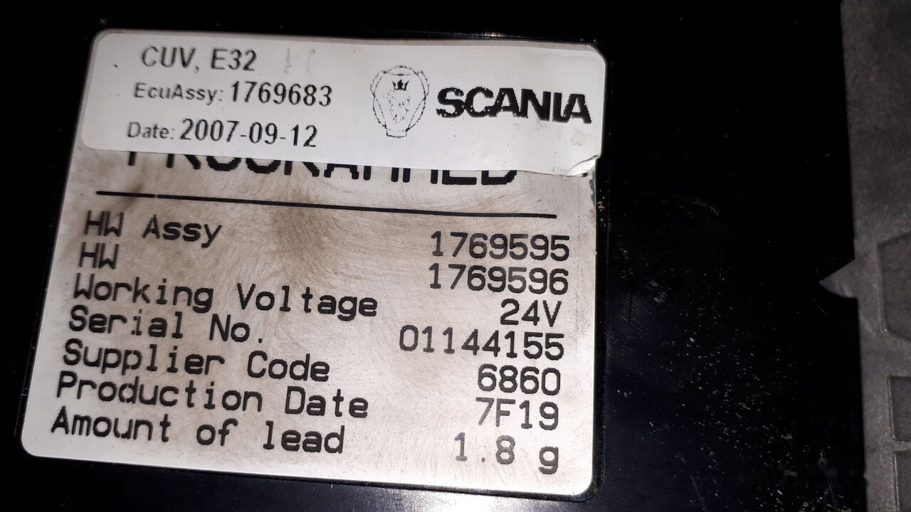 ECU voor Bus Scania dvigatelem 0281001322 - 1413154   Scania 094 Omni Link: afbeelding 6
