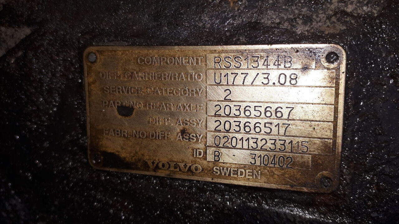 Volvo MS17X.- 2.85/ 3.08 .\5.29\ 5.63. Volvo FH12\ FH-13 truck - Differentieel voor Vrachtwagen: afbeelding 2 Volvo MS17X.- 2.85/ 3.08 .\5.29\ 5.63. Volvo FH12\ FH-13 truck - Differentieel voor Vrachtwagen: afbeelding 2