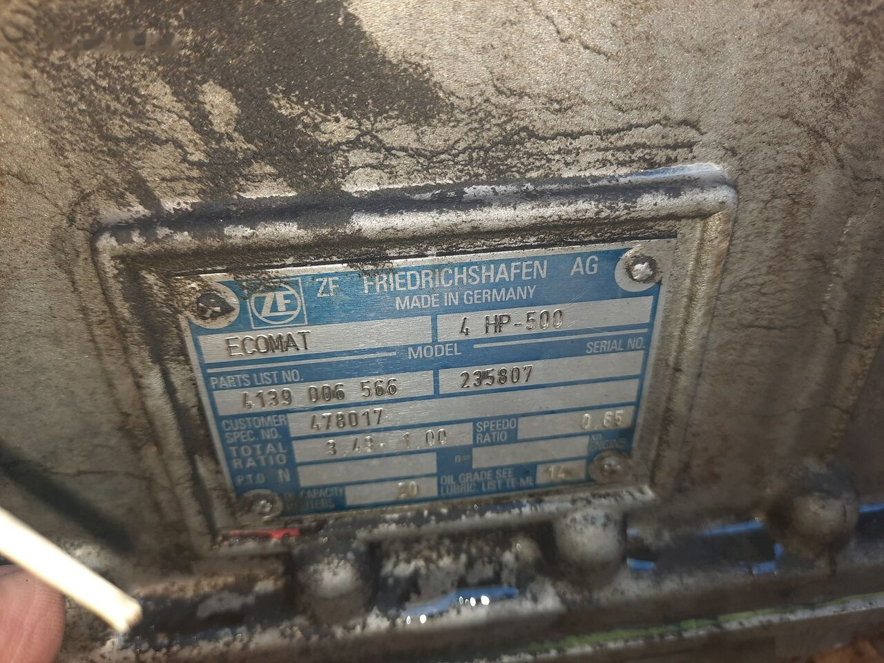 ZF 5HP 590 .5HP602c. 5HP502C . 5HP500 .4HP500 / dlya Mersede Scania Volvo B 6 - Versnellingsbak voor Bus: afbeelding 2 ZF 5HP 590 .5HP602c. 5HP502C . 5HP500 .4HP500 / dlya Mersede Scania Volvo B 6 - Versnellingsbak voor Bus: afbeelding 2