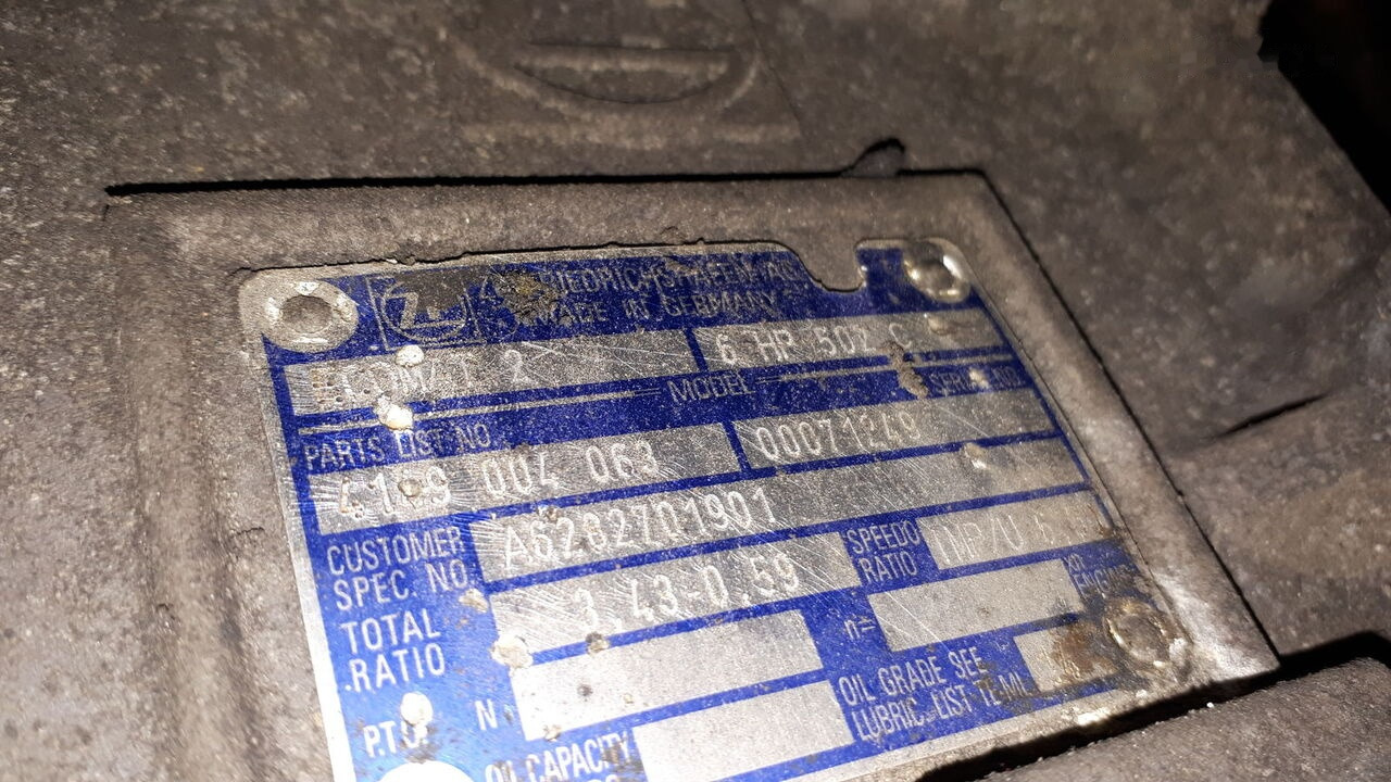 ZF 6HP604C .6HP502C. 6HP552C .6HP602C. 6HP592C. 6HP504C .6HP604C. 6 Volvo Man/ Volvo. Scnia. Mersedes - Versnellingsbak voor Bus: afbeelding 5 ZF 6HP604C .6HP502C. 6HP552C .6HP602C. 6HP592C. 6HP504C .6HP604C. 6 Volvo Man/ Volvo. Scnia. Mersedes - Versnellingsbak voor Bus: afbeelding 5