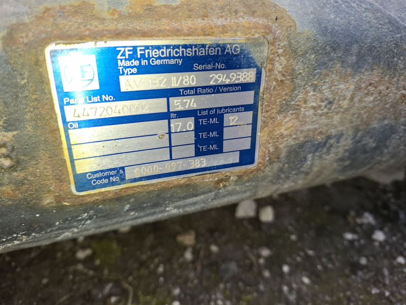 ZF Eaton Неоплан 660.4.22 Мерседес 407. Citara-2.84 DAF-1339G.2.93 - Achterass: afbeelding 5 ZF Eaton Неоплан 660.4.22 Мерседес 407. Citara-2.84 DAF-1339G.2.93 - Achterass: afbeelding 5