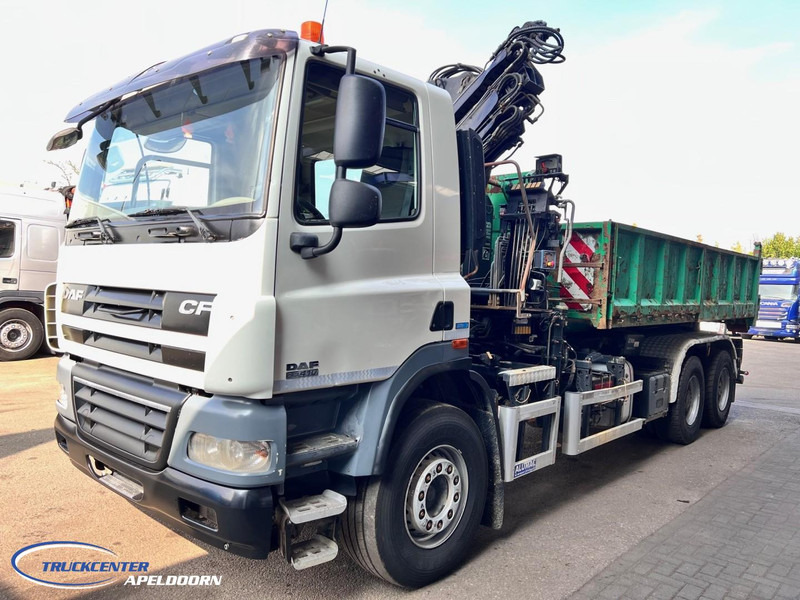 DAF CF 85.410 ATE, Hiab 166-3, 6x4 Big axle, Steel spring - Haakarmsysteem vrachtwagen, Kraanwagen: afbeelding 3 DAF CF 85.410 ATE, Hiab 166-3, 6x4 Big axle, Steel spring - Haakarmsysteem vrachtwagen, Kraanwagen: afbeelding 3