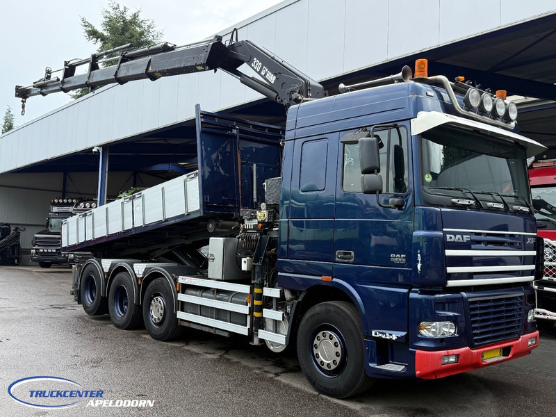 DAF XF 95.430 HIAB 330-5, 8x2 - Vrachtwagen met open laadbak, Kraanwagen: afbeelding 1 DAF XF 95.430 HIAB 330-5, 8x2 - Vrachtwagen met open laadbak, Kraanwagen: afbeelding 1