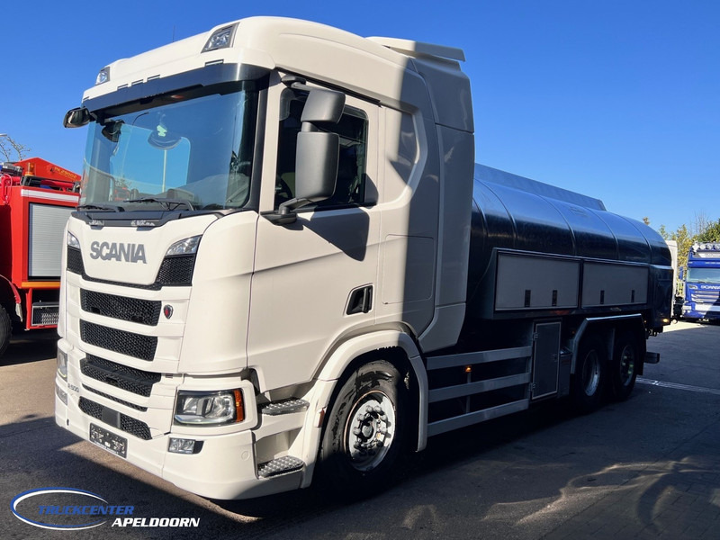 Scania R500 NGS 15000 Liter, Retarder, Steering axle, Stainless steel - Edelstahlt, Milk - Milch - Water - Tankwagen: afbeelding 3 Scania R500 NGS 15000 Liter, Retarder, Steering axle, Stainless steel - Edelstahlt, Milk - Milch - Water - Tankwagen: afbeelding 3