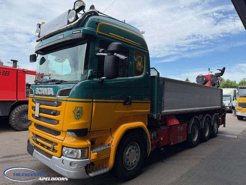 Scania R580 V8 8x4 Reduction axles, HMF 2620 K5 - Kipper vrachtwagen, Kraanwagen: afbeelding 3 Scania R580 V8 8x4 Reduction axles, HMF 2620 K5 - Kipper vrachtwagen, Kraanwagen: afbeelding 3
