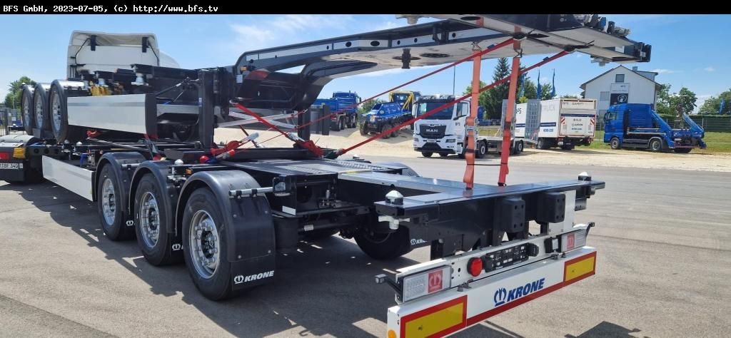 Krone Sattelauflieger Container Chassi SDC 27 eLTU5-2 Krone Sattelauflieger Container Chassi SDC 27 eLTU5-2 - Containertransporter/ Wissellaadbak oplegger: afbeelding 3 Krone Sattelauflieger Container Chassi SDC 27 eLTU5-2 Krone Sattelauflieger Container Chassi SDC 27 eLTU5-2 - Containertransporter/ Wissellaadbak oplegger: afbeelding 3