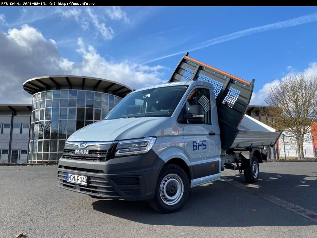 MAN TGE 3.180 4x2 F SB Dreiseitenkipper - Kipper bestelwagen: afbeelding 1 MAN TGE 3.180 4x2 F SB Dreiseitenkipper - Kipper bestelwagen: afbeelding 1