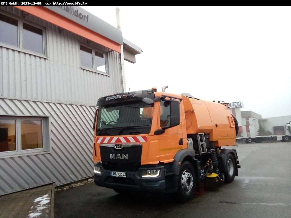 MAN TGM 18.250 4x2 BL Bucher V65_Twin - Veegwagen: afbeelding 1 MAN TGM 18.250 4x2 BL Bucher V65_Twin - Veegwagen: afbeelding 1