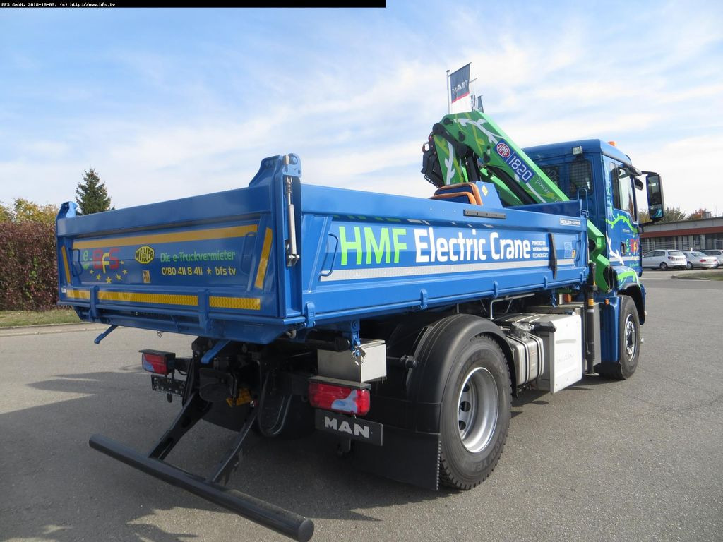 MAN TGS 18.420 4x4H BL HMF,Elektrokran 1820 K4 RC MAN TGS 18.420 4x4H BL HMF,Elektrokran 1820 K4 RC - Kipper vrachtwagen: afbeelding 2 MAN TGS 18.420 4x4H BL HMF,Elektrokran 1820 K4 RC MAN TGS 18.420 4x4H BL HMF,Elektrokran 1820 K4 RC - Kipper vrachtwagen: afbeelding 2