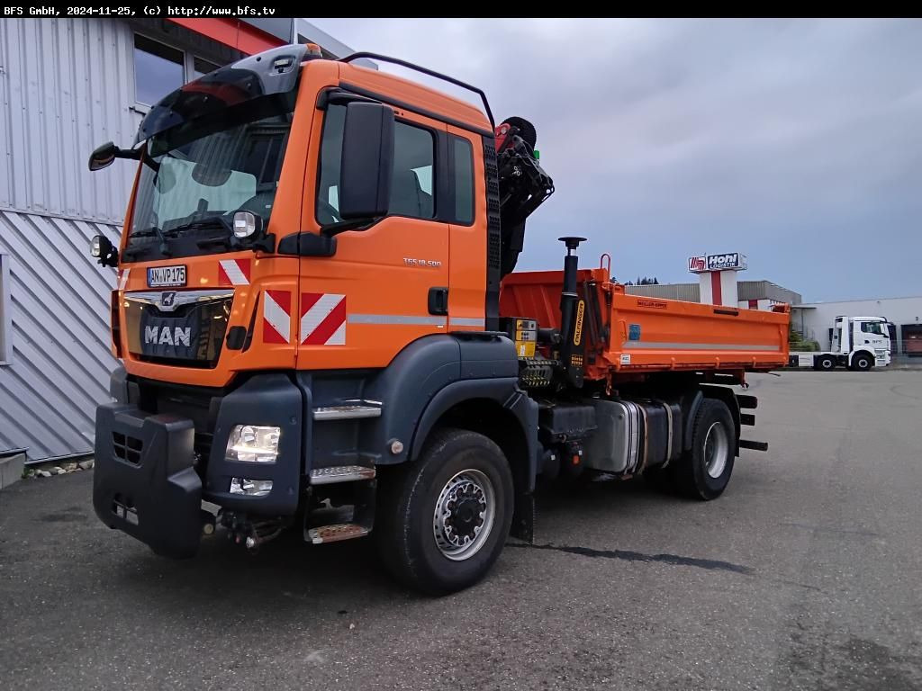 MAN TGS 18.500 4x4 BL Palfinger, WiDi, Hydrodrive - Kipper vrachtwagen: afbeelding 1 MAN TGS 18.500 4x4 BL Palfinger, WiDi, Hydrodrive - Kipper vrachtwagen: afbeelding 1