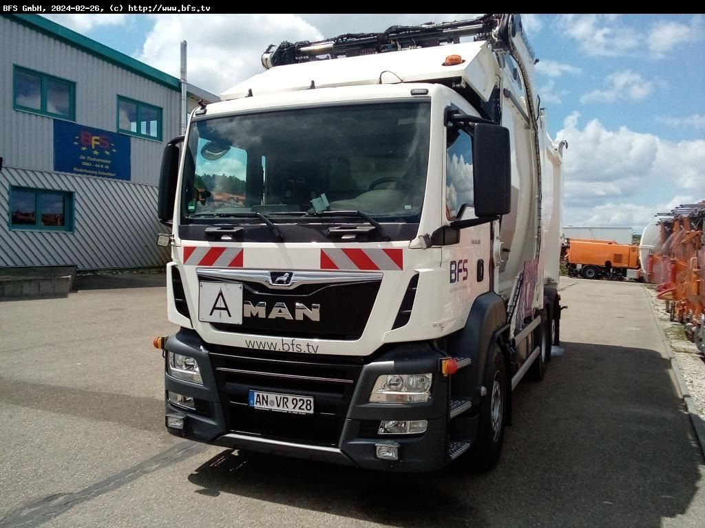 MAN TGS 26.330 6x2-2 BL HS FL Millennium 37 - HFS 85 - Vuilniswagen: afbeelding 1 MAN TGS 26.330 6x2-2 BL HS FL Millennium 37 - HFS 85 - Vuilniswagen: afbeelding 1