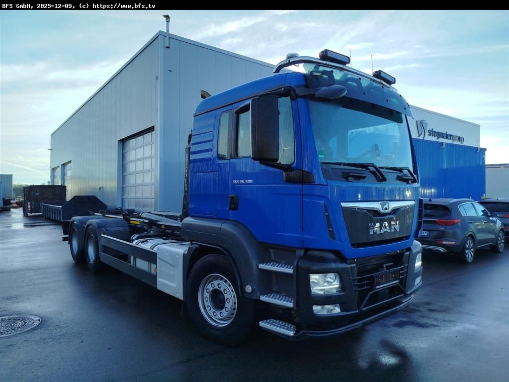 MAN TGS 26.500 6x4 BL Unfall-Fahrzeug! Instandgesetz - Haakarmsysteem vrachtwagen: afbeelding 1 MAN TGS 26.500 6x4 BL Unfall-Fahrzeug! Instandgesetz - Haakarmsysteem vrachtwagen: afbeelding 1