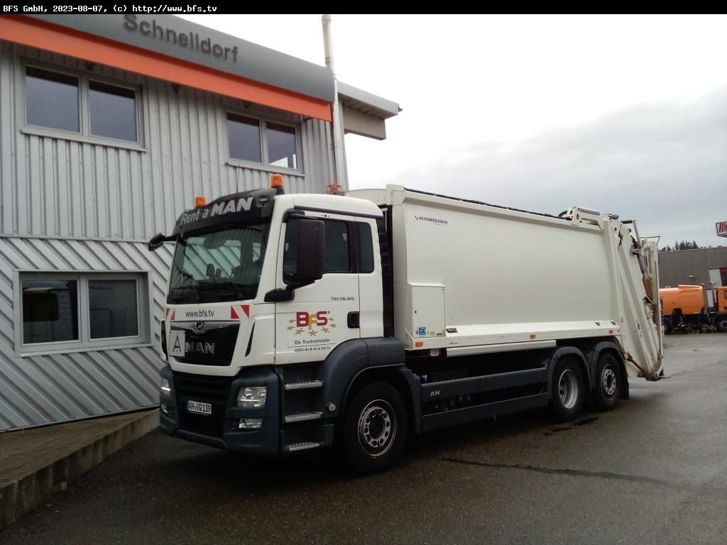 MAN TGS 28.320 6x2-4 BL HS UL Olympus 23 - Euro Max - Vuilniswagen: afbeelding 1 MAN TGS 28.320 6x2-4 BL HS UL Olympus 23 - Euro Max - Vuilniswagen: afbeelding 1