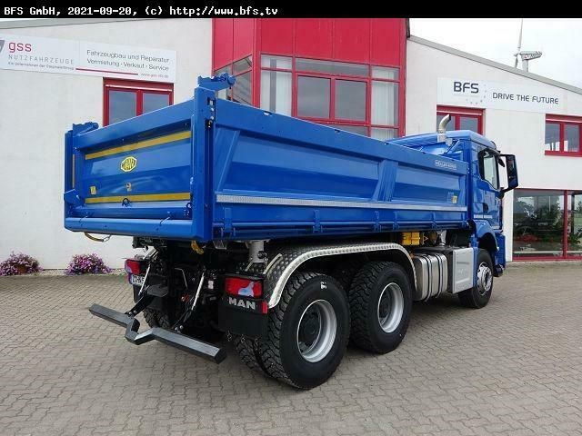 MAN TGS (TG3) 33.470 6x4 BB 3-Achsen, 3-Seiten Meill - Kipper vrachtwagen: afbeelding 3 MAN TGS (TG3) 33.470 6x4 BB 3-Achsen, 3-Seiten Meill - Kipper vrachtwagen: afbeelding 3