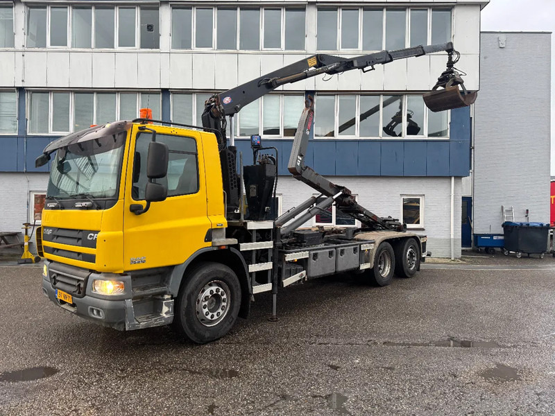 DAF CF 75.310 6X2 EURO 5 HMF 1244 Z2 + REMOTE + HIAB 17T HOOK - Haakarmsysteem vrachtwagen, Kraanwagen: afbeelding 1 DAF CF 75.310 6X2 EURO 5 HMF 1244 Z2 + REMOTE + HIAB 17T HOOK - Haakarmsysteem vrachtwagen, Kraanwagen: afbeelding 1