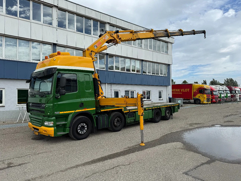 DAF CF 85.410 8X2 HIAB 422EP5 + REMOTE CONTROL - Vrachtwagen met open laadbak, Kraanwagen: afbeelding 1 DAF CF 85.410 8X2 HIAB 422EP5 + REMOTE CONTROL - Vrachtwagen met open laadbak, Kraanwagen: afbeelding 1