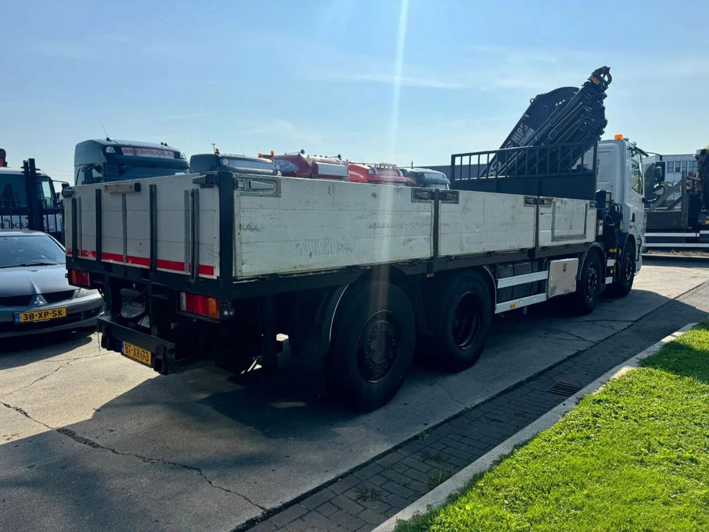 Vrachtwagen met open laadbak, Kraanwagen DAF CF 85 8x2 HIAB 422E8 REMOTE CONTROLE: afbeelding 13
