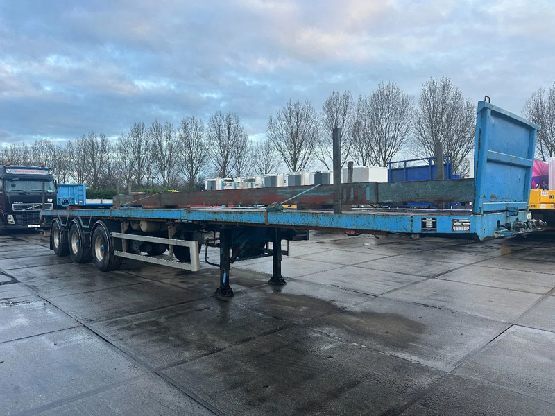 EKW 3 AXLE STEERING, DUBBLE EXTENDABLE TILL 30 METER - Vlakke/ Open oplegger: afbeelding 2 EKW 3 AXLE STEERING, DUBBLE EXTENDABLE TILL 30 METER - Vlakke/ Open oplegger: afbeelding 2