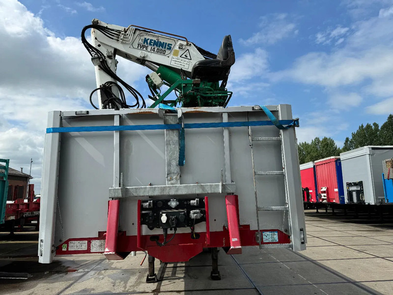 Floor FLO 18 30 S2 + KENNIS CRANE 3X STEERING AXLE - Vlakke/ Open oplegger: afbeelding 2 Floor FLO 18 30 S2 + KENNIS CRANE 3X STEERING AXLE - Vlakke/ Open oplegger: afbeelding 2