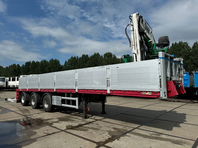Floor FLO 18 30 S2 + KENNIS CRANE 3X STEERING AXLE - Vlakke/ Open oplegger: afbeelding 1 Floor FLO 18 30 S2 + KENNIS CRANE 3X STEERING AXLE - Vlakke/ Open oplegger: afbeelding 1