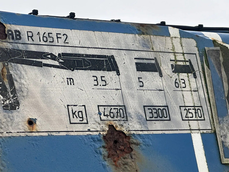 Floor MET HIAB R165-F2, LAATSTE 2 ASSEN GESTUURD - Vlakke/ Open oplegger: afbeelding 3 Floor MET HIAB R165-F2, LAATSTE 2 ASSEN GESTUURD - Vlakke/ Open oplegger: afbeelding 3