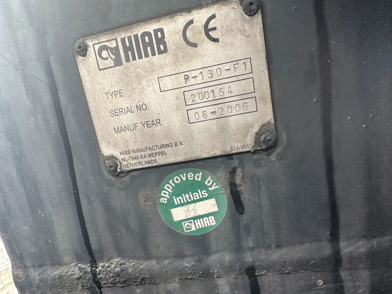Vlakke/ Open oplegger Kwb HIAB 130R-206-2006: afbeelding 7
