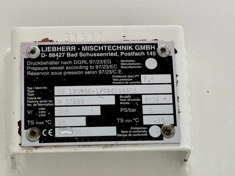 Betonpomp MAN TGS 35.400 8X4 PUTZMEISTER PUMP 21-3 + LIEBHERR MIXER: afbeelding 14