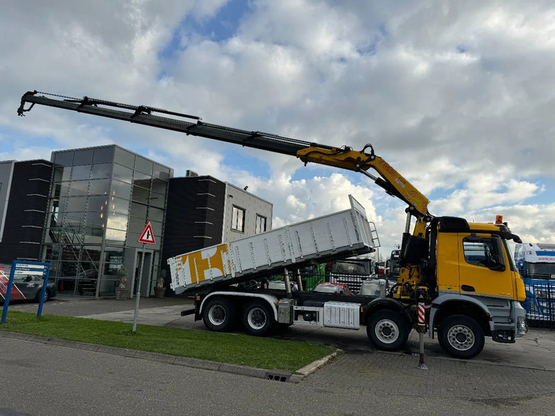 Mercedes-Benz Arocs 4448 8X4 + EURO 6 + FASSI F315 + REMOTE + KIPPER + STEERING AXLE - Kraanwagen: afbeelding 3 Mercedes-Benz Arocs 4448 8X4 + EURO 6 + FASSI F315 + REMOTE + KIPPER + STEERING AXLE - Kraanwagen: afbeelding 3