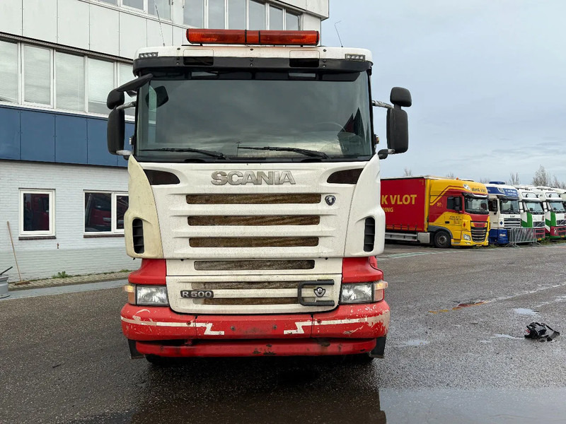 Scania R500 V8 8X4 + HIAB 220-5 + REMOTE + CABLELIFT - FULL STEEL SUSP. MANUAL GEAR. BIG AXLES - Kraanwagen: afbeelding 5 Scania R500 V8 8X4 + HIAB 220-5 + REMOTE + CABLELIFT - FULL STEEL SUSP. MANUAL GEAR. BIG AXLES - Kraanwagen: afbeelding 5
