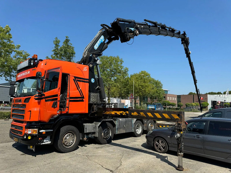 Scania R560 V8 8X2 + EFFER CRANE 1550 6S + FLYJIP 6XHYDR + REMOTE + WINCH - Kraanwagen: afbeelding 2 Scania R560 V8 8X2 + EFFER CRANE 1550 6S + FLYJIP 6XHYDR + REMOTE + WINCH - Kraanwagen: afbeelding 2