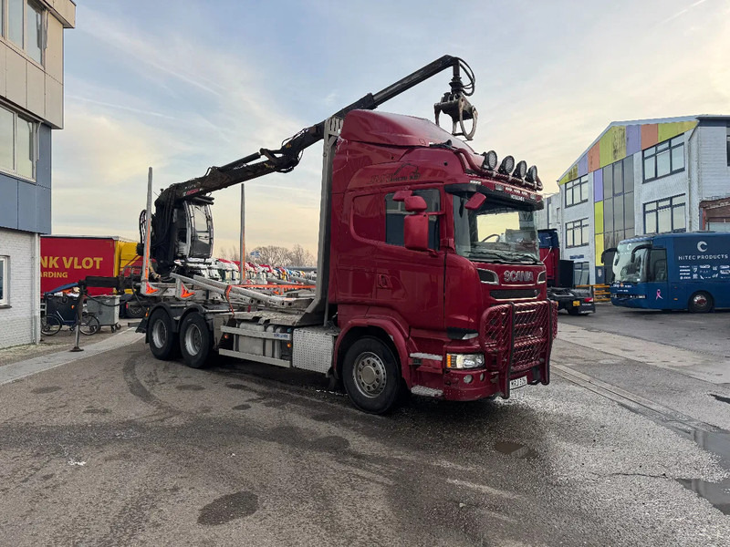 Scania R580 V8 6X4 EURO 6 JONSERED 1080 79 R HUB REDUCTION - Houttransport, Kraanwagen: afbeelding 3 Scania R580 V8 6X4 EURO 6 JONSERED 1080 79 R HUB REDUCTION - Houttransport, Kraanwagen: afbeelding 3