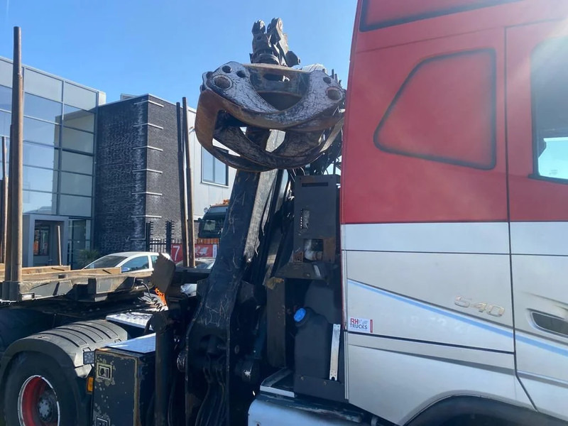 Houttransport, Kraanwagen Volvo FH 540 6X4 EURO 6 + EPSILON S260Z96 + TRAILER 4 AXLE DOLL: afbeelding 12