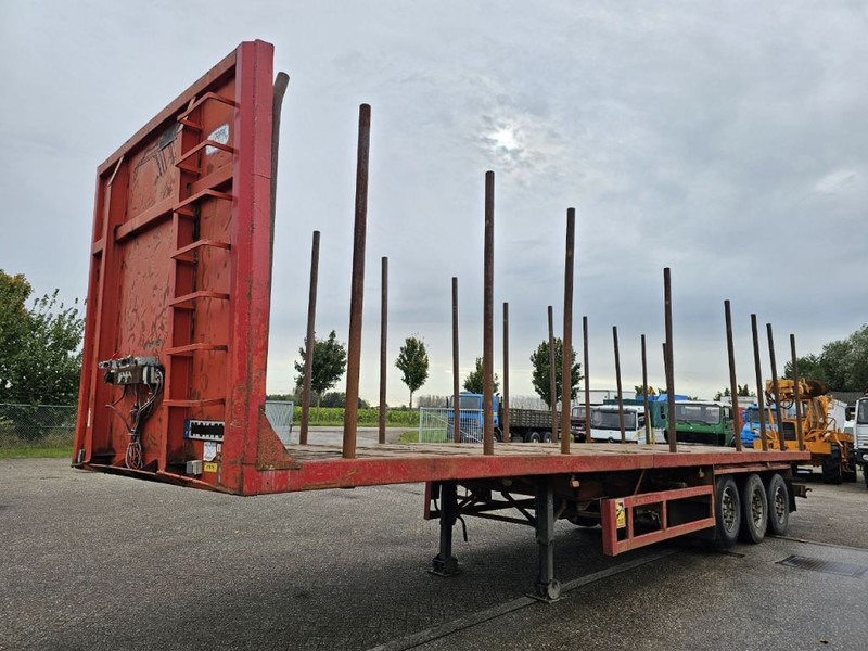 Vlakke/ Open oplegger Trax 3 Meter extendable - MAX 15.5 meter long + Lifting axle: afbeelding 7
