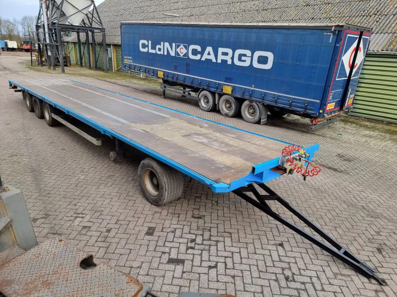 Van Hool 13.60 M LONG - 1 M HIGH - SUPER SINGLE TIRES - DRUM BRAKES - Open/ Plateau aanhangwagen: afbeelding 3 Van Hool 13.60 M LONG - 1 M HIGH - SUPER SINGLE TIRES - DRUM BRAKES - Open/ Plateau aanhangwagen: afbeelding 3